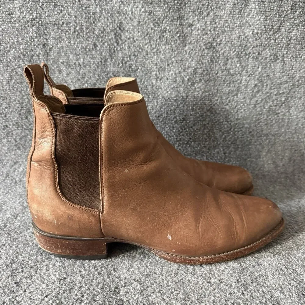 Tecovas The Chance Tan Leather Chelsea Boots Western Men 13 D Cowpoke Casual